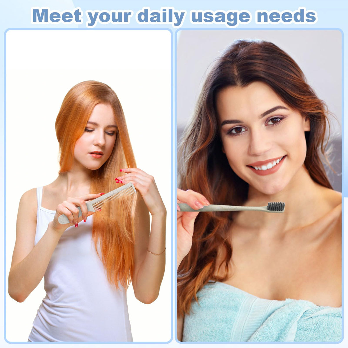 RSQAZQ disposable toothbrush toothpaste set with soft bristles