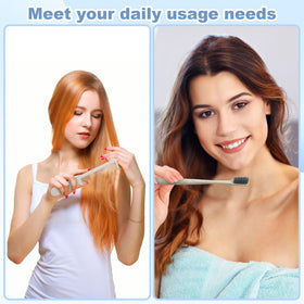 RSQAZQ disposable toothbrush toothpaste set with soft bristles