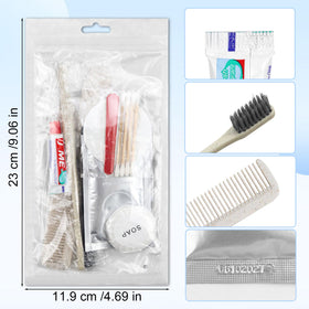 RSQAZQ homeless care pack toiletries bag, portable kit for donations