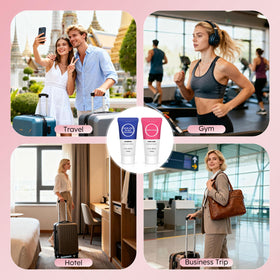 RSQAZQ lightweight travel kit ideal for hotels and on the go.