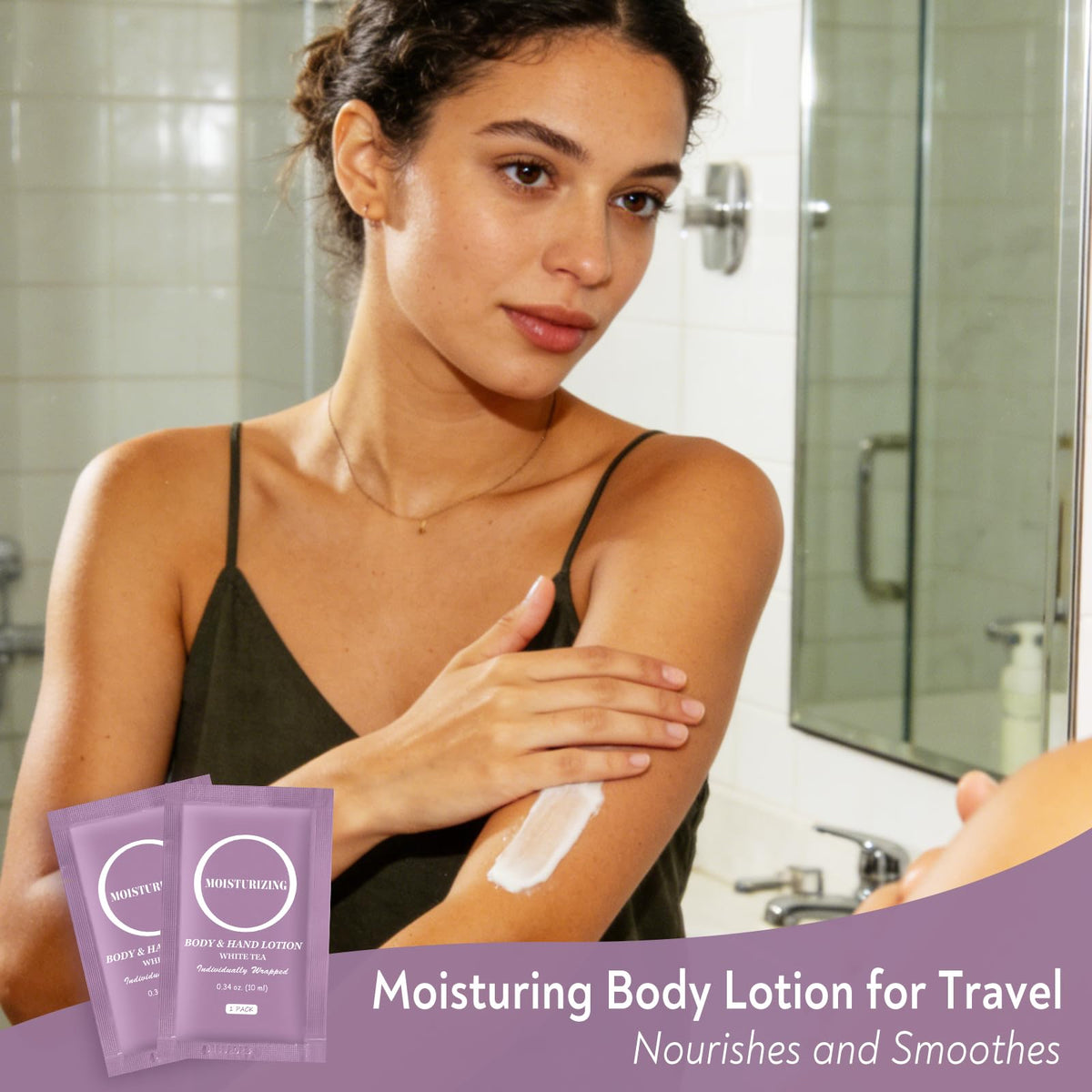 RSQAZQ portable moisture packets offer non-greasy absorption after hand or body care.