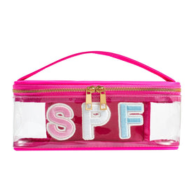 RSRSLEII clear SPF bag with see-through body for quick sunscreen access