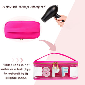 RSRSLEII multifunctional makeup bag suits travel cosmetics or toiletries