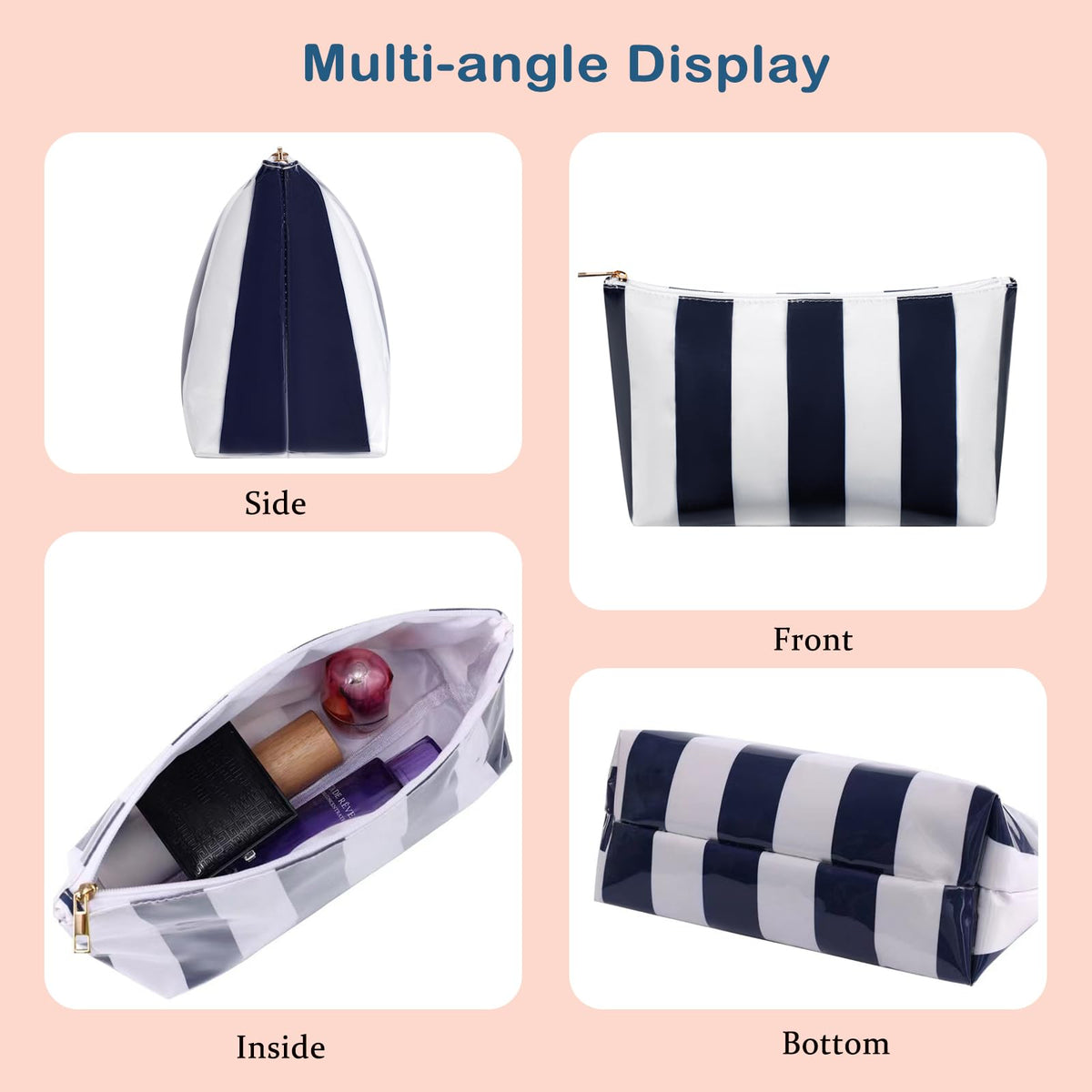 RSRSLEII wide zippered opening enables quick viewing and access to items