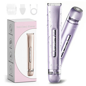 RtLvio bikini trimmer dual head for precise grooming and smoother skin