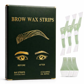 RTRSNCM precision eyebrow wax strips for brows with gentle beeswax formula.
