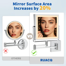 Ruacq 360-degree rotation for easy pose changes without repositioning.