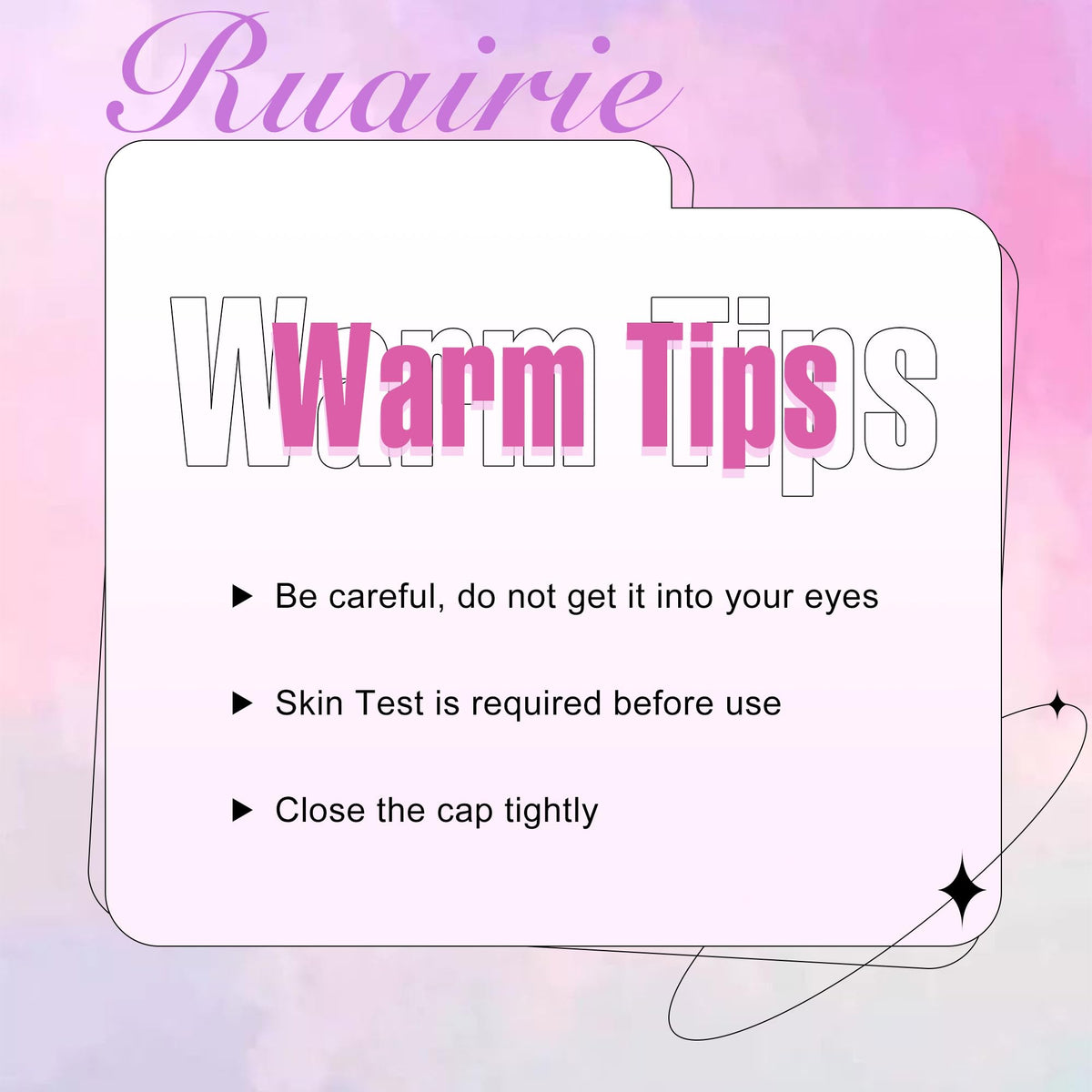 Ruairie 2-piece Bond and Seal system for cluster lashes.