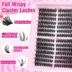 Ruairie clear seal glue 5ml locks clusters in place all day.