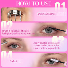 Ruairie precision tweezers for accurate cluster placement.