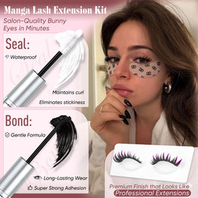 Ruairie ultra-fine 0.03mm band blends invisibly with natural lashes
