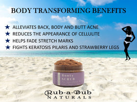 Rub-a-Dub Naturals USA-made vegan formula label on the jar