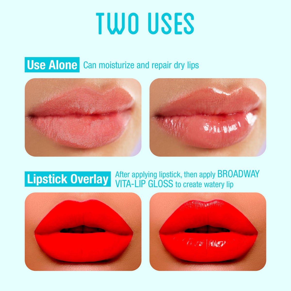 Argan and honey notes highlight rich conditioning in Vita-Lip