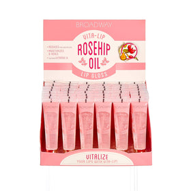 Ruby Kisses Broadway Vita-Lip gloss bottle with rosehip oil for hydration