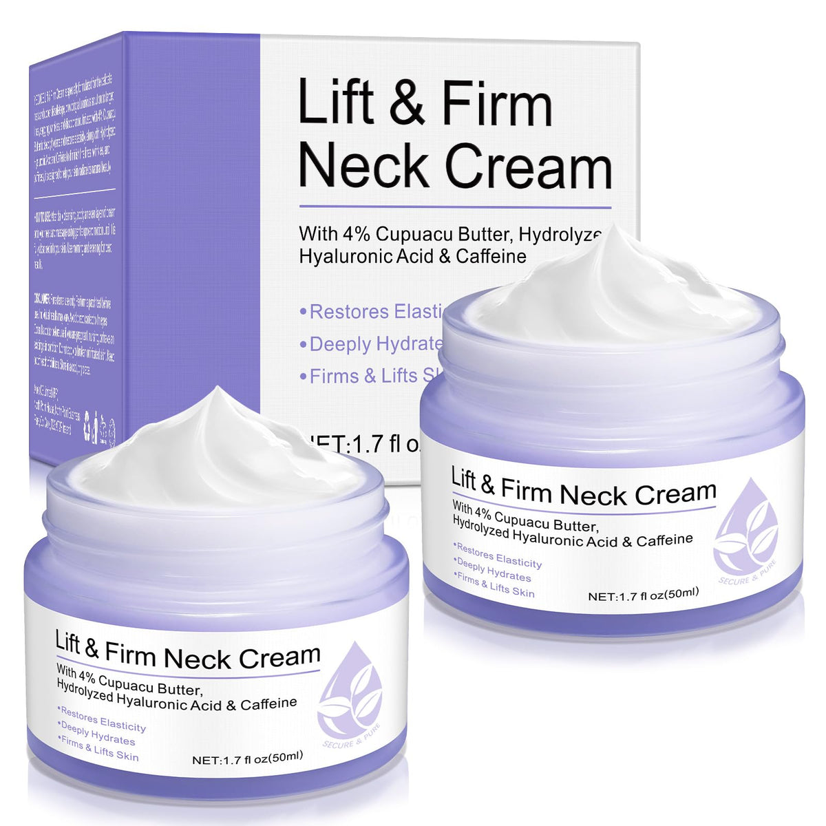 Ruduwu Tighten and Lift neck cream application highlights targeted contouring.