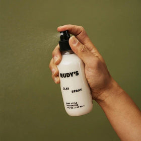 Rudy's Clay Spray on-the-go use enables quick texture touch-ups.