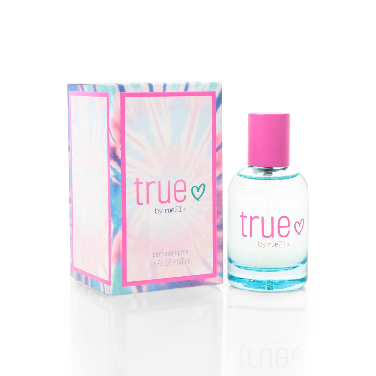 Rue 21 True Eau de Parfum bottle front for everyday wear with a soft warm profile.