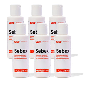 Rugby Sebex medicated dandruff shampoo bottle front for scalp care