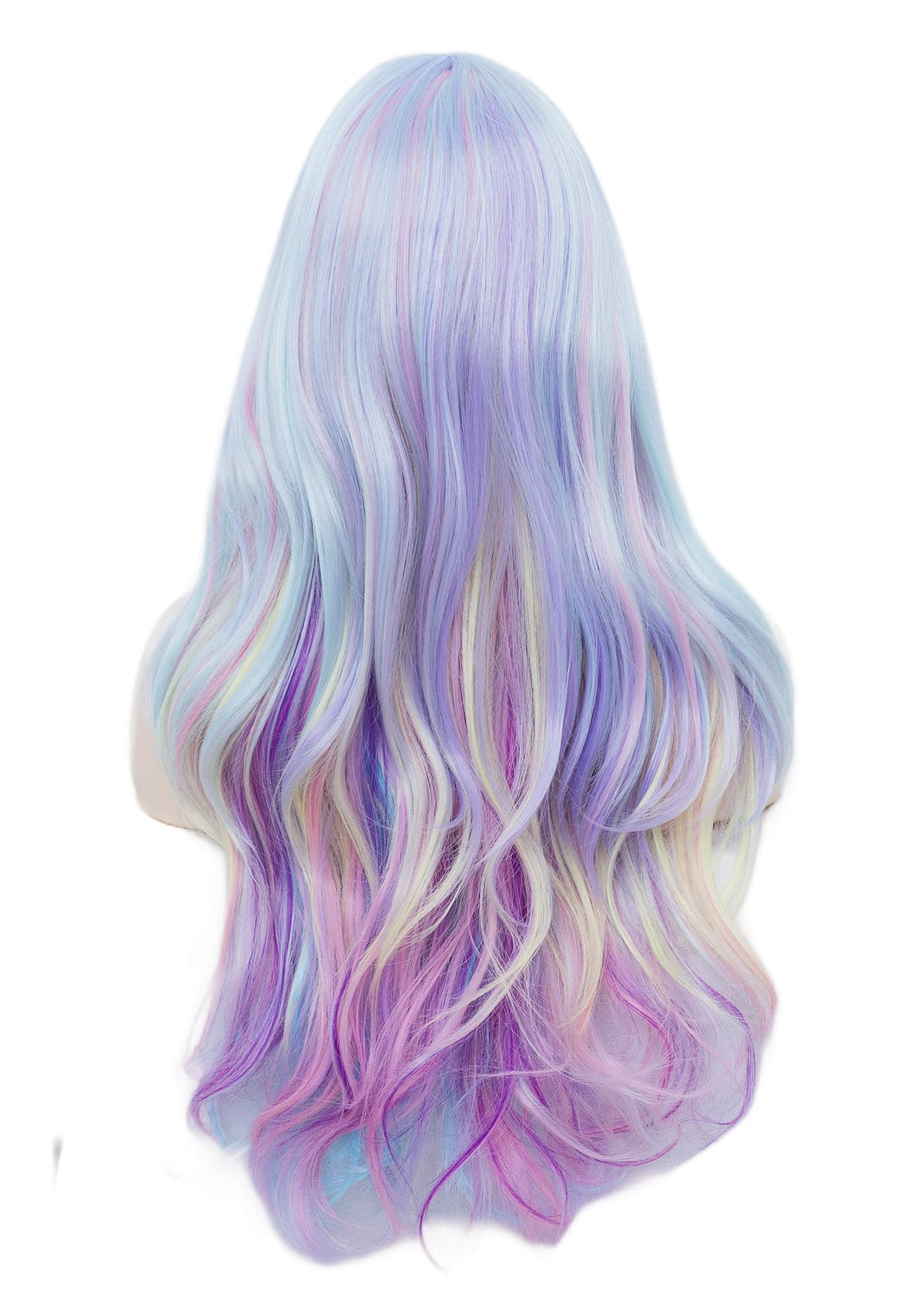 Rugelyss rainbow wig ideal for Halloween and concerts