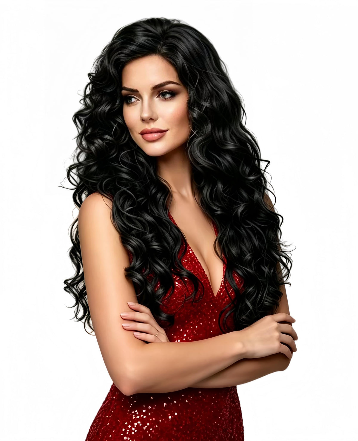 Rugelyss synthetic kinky curly 28in wig for versatile looks