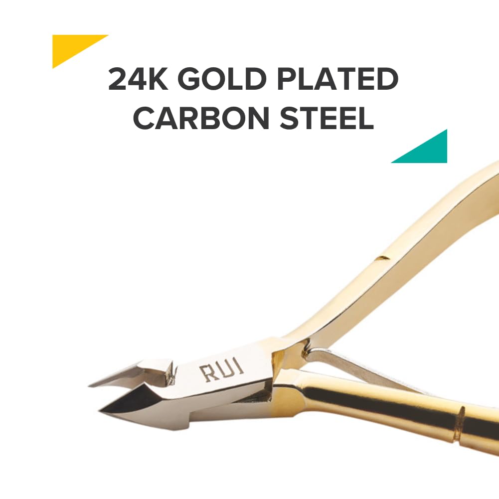 Rui Smiths chrome tip offers precise cuts near the nail bed.
