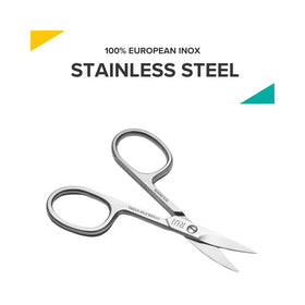 Rui Smiths Pro Precision Nail Scissors curved cutting edges for precise shaping.