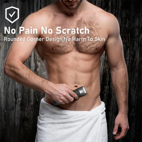 Ruibo groin trimmer head for precise bikini line trimming.