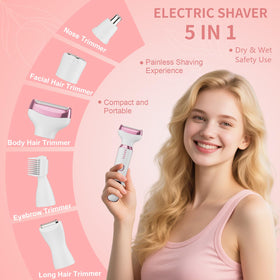 RUIM 5-in-1 shaver body hair trimmer for smooth legs and skin.