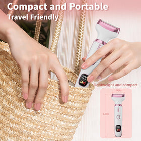 RUIM shaver LED display and USB-C fast charging for portability.
