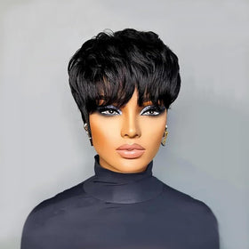 RUISENNA glueless wig with adjustable cap provides secure, comfortable fit.