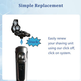 Ruixin SH71 360 contour-following head demonstrates thorough shaving along curves