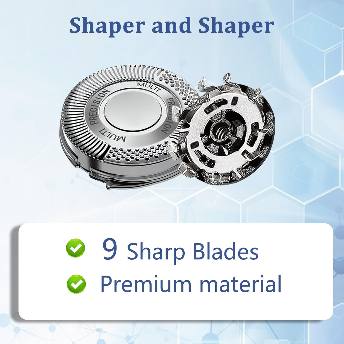 Ruixin X5000 double-precision blades deliver closer lift and cut.