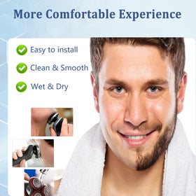 Ruixin X5000 head in use on a shaver with smooth skin feel.