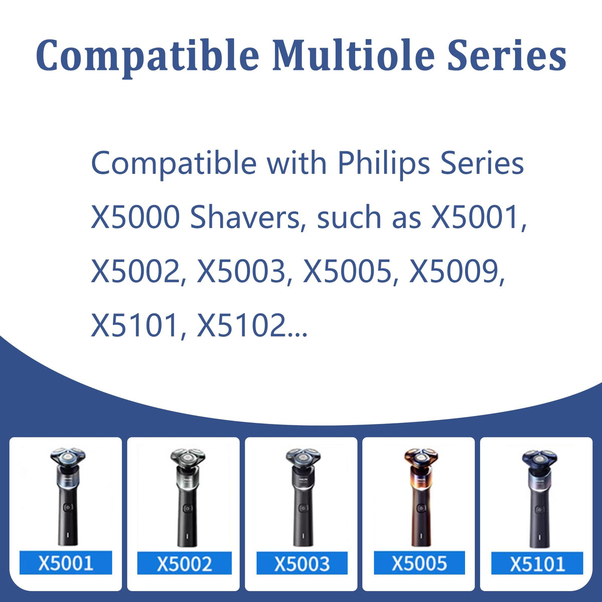 Ruixin X5000 replacement head installation guide visual for easy swap.