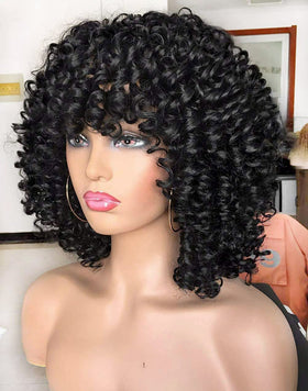 RunM Hair bangs close-up shows silky texture and natural shine