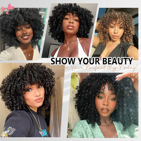 RunM Hair model wearing wig demonstrates versatile daily and cosplay use