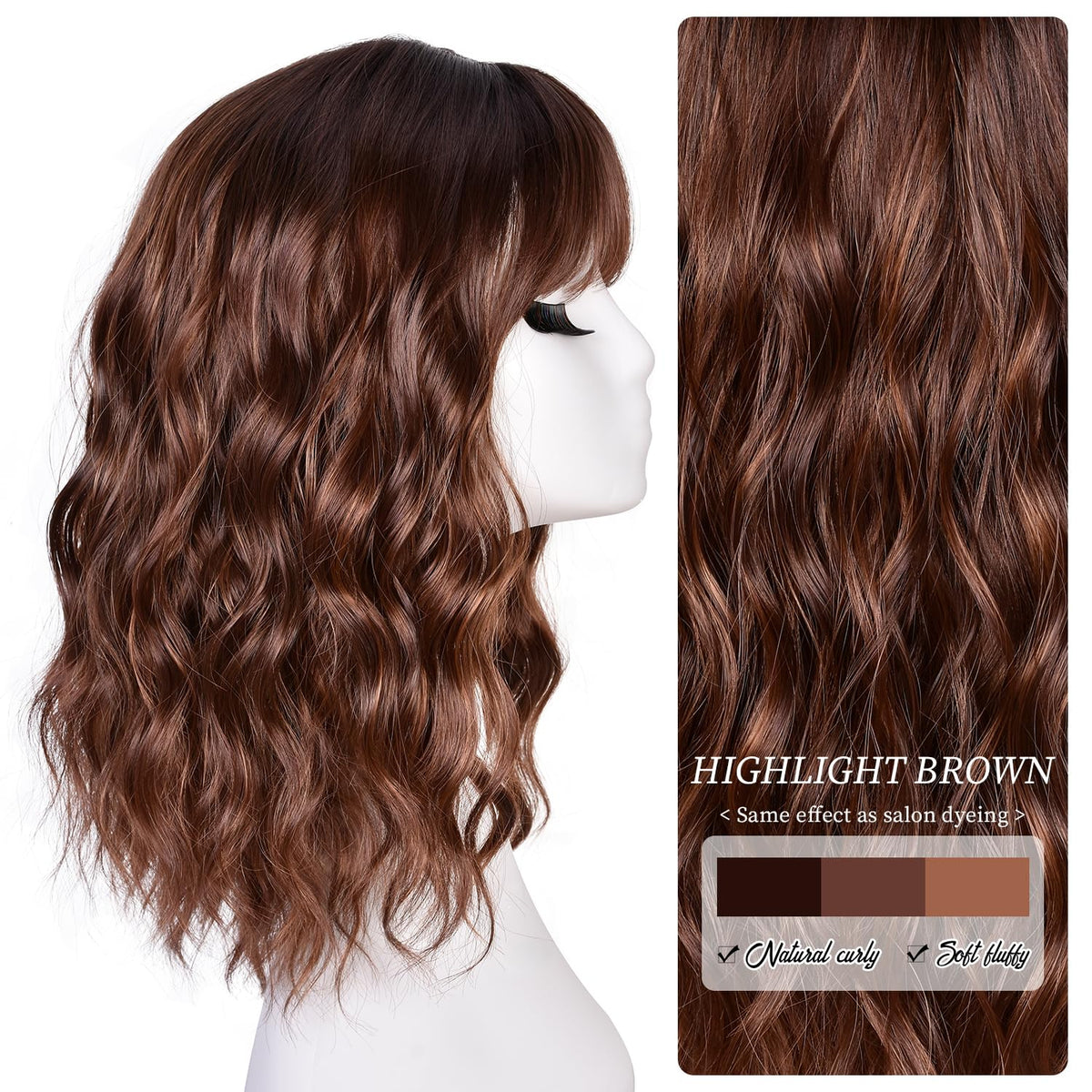 RunM hair shoulder-length bob with waves ideal for office chic or casual wear.