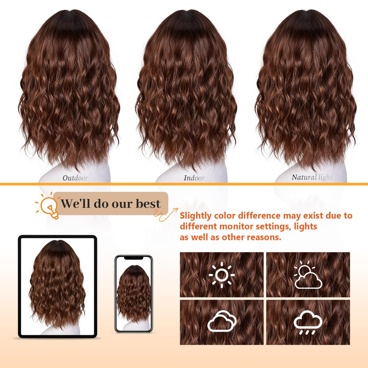 RunM hair premium heat-resistant fibers enable styling up to 180°C.