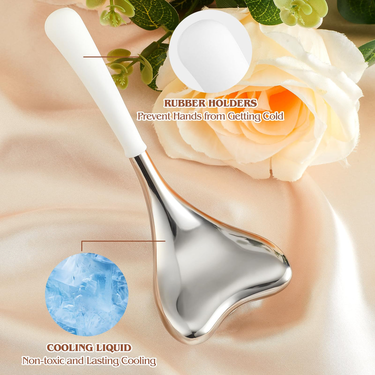 Running man Cryo Sticks used with skincare for radiant-looking skin