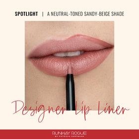 Runway Rogue Designer Liner built-in sharpener visible for precise on-the-go touch-ups.