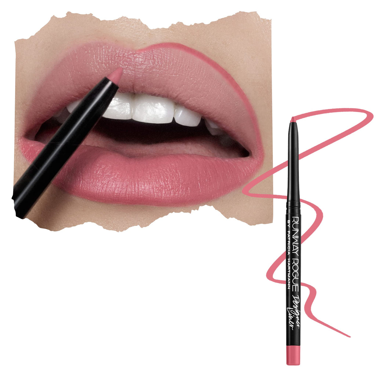 Runway Rogue It’s a Wrap close-up for precise lip contour