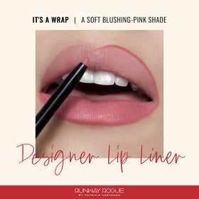 Runway Rogue lip pencil sharpener inside view shows precise application
