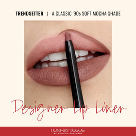 Runway Rogue Designer Liner built-in sharpener enables clean, precise edges.