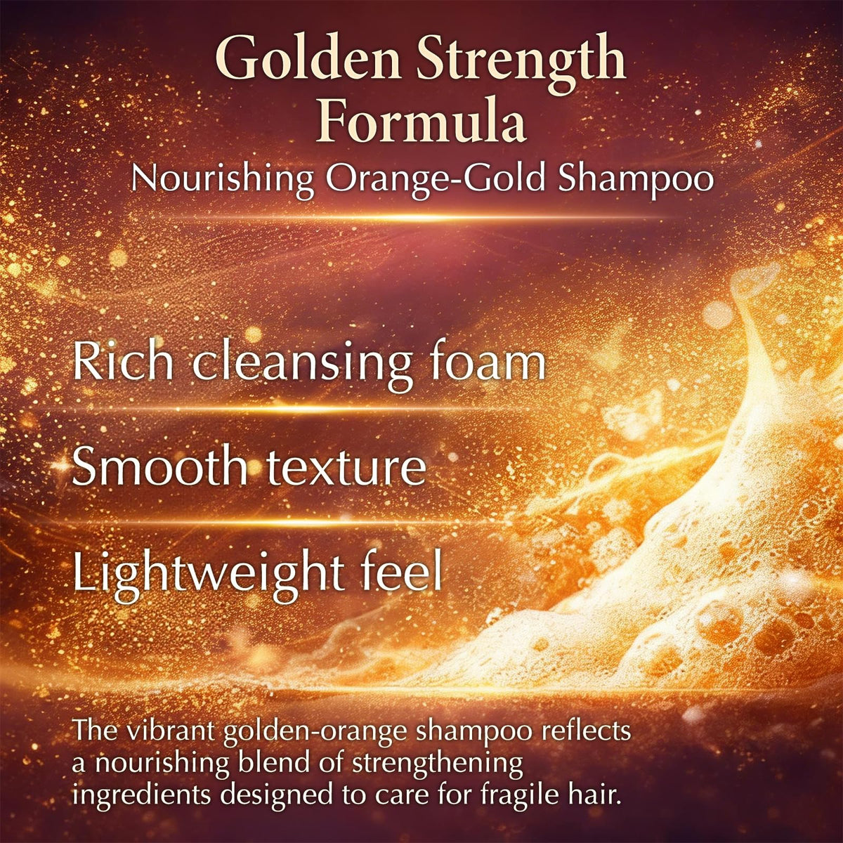 RUOALL hair strands after wash look smoother.
