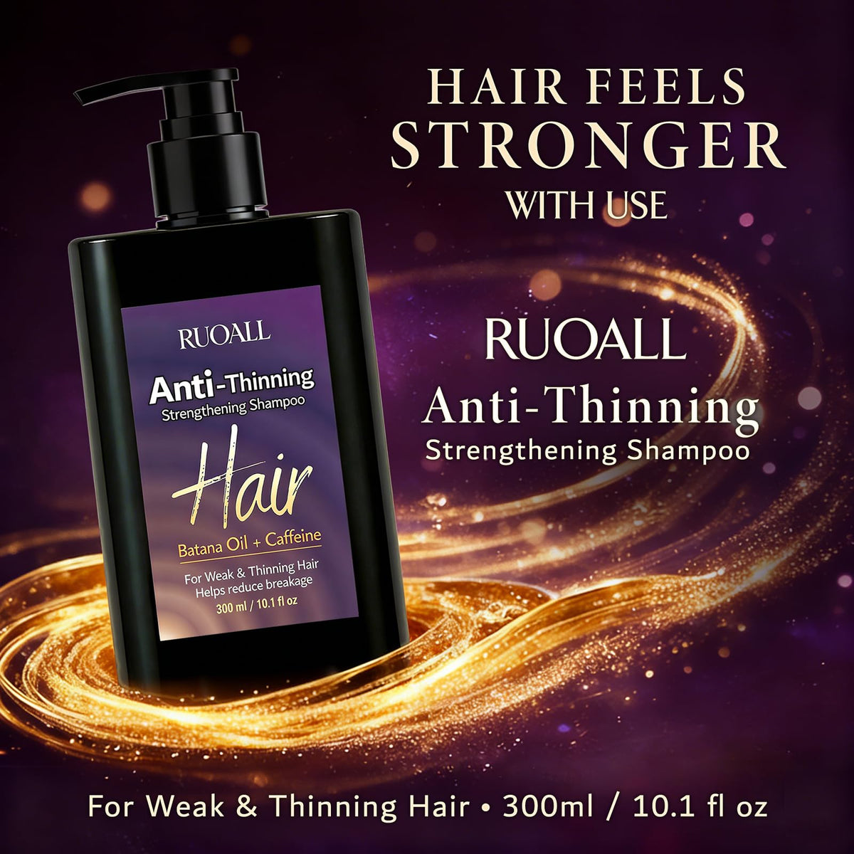 RUOALL rich foam close-up demonstrates gentle cleansing.