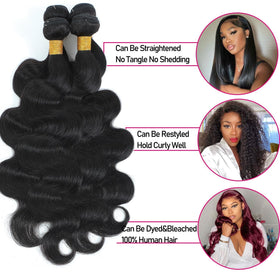 Ruola virgin hair closeup highlights healthy cuticles and density.