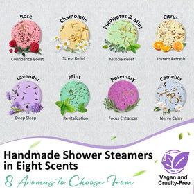 RUSEMLE citrus steam creating a refreshing, uplifting shower atmosphere.