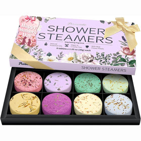 RUSEMLE shower steamers gift box, ready for gifting and a spa-inspired shower routine.