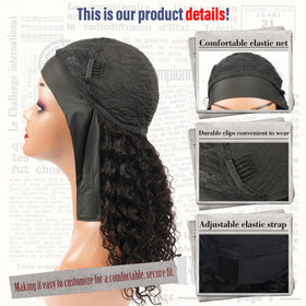 Rusiwave headband wig ready to style into ponytails and updos.