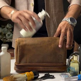 Rustic Town gift-ready leather bag suitable as a thoughtful present